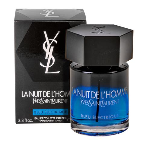 ysl la nuit de l homme 2010|ysl la nuit de l'homme bleu electrique.